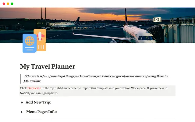 Travel Planner